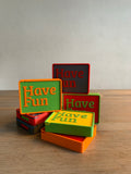 Schuifpuzzelspel "Have fun"
