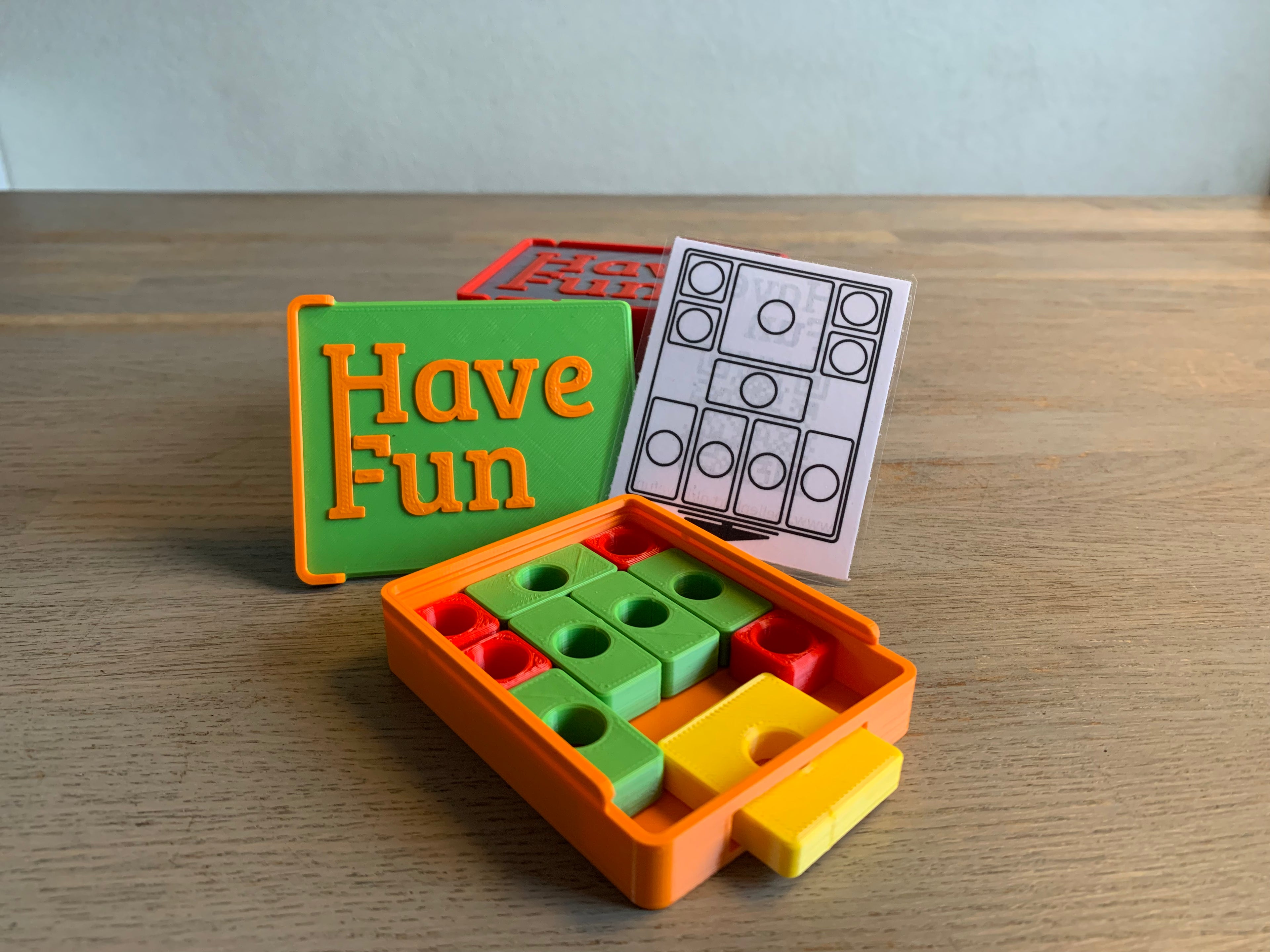 Schuifpuzzelspel "Have fun"