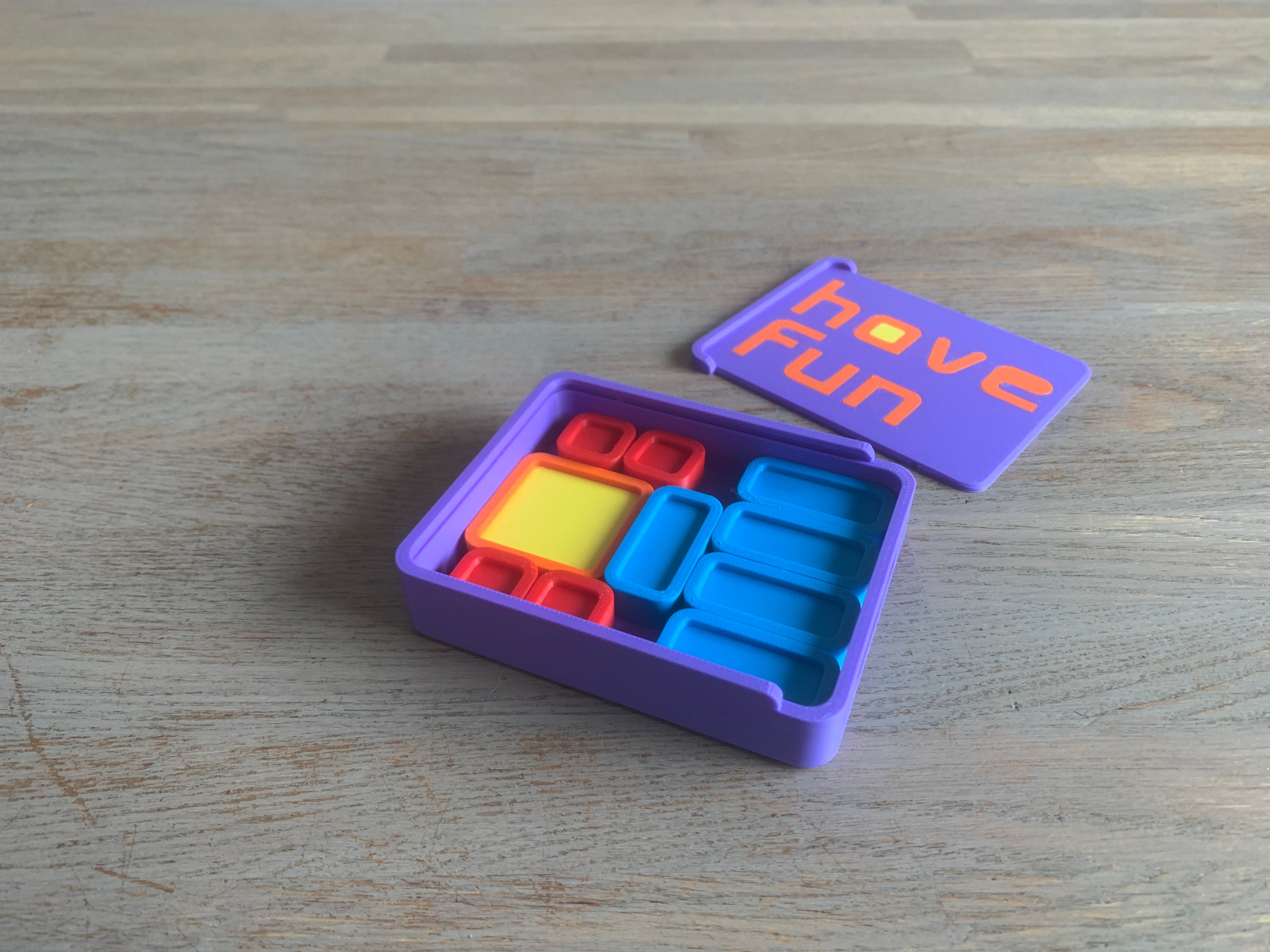 Schuifpuzzelspel "Have fun"