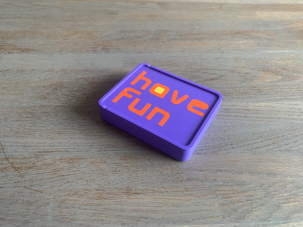 Schuifpuzzelspel "Have fun"