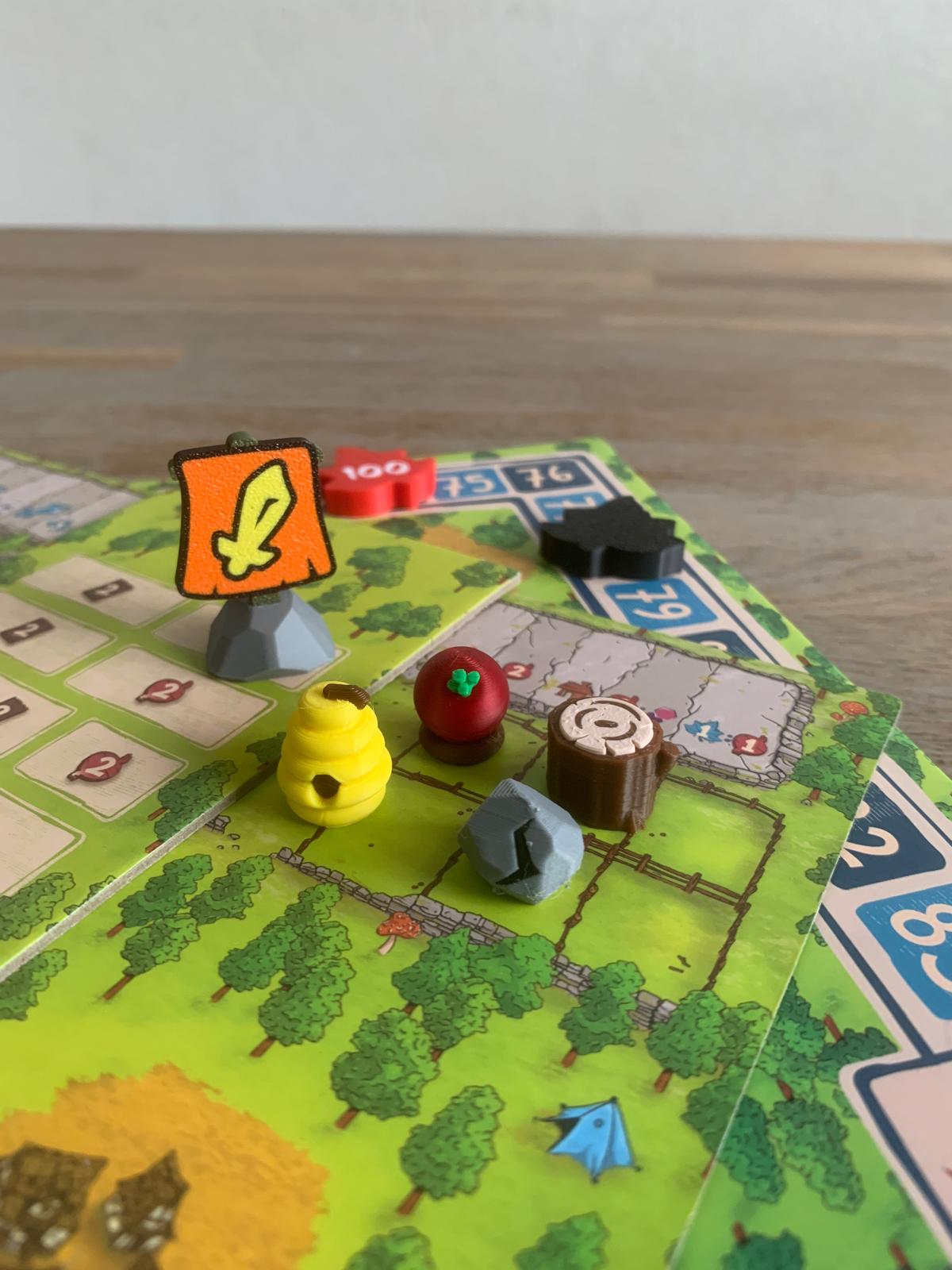 Tokens en markers voor Emberleaf